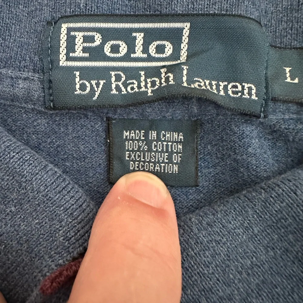 Ralph Lauren 100%‎ Cotton Short Sleeve Polo Size L